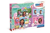 Puslespill - Clementoni Gabby's Dollhouse Edukit 4in1 Puzzles and Games 3D Puslespill - 18319
