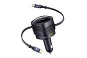 Mobil - Adaptere og ladere - Baseus Enjoyment Max Car Charger 90W USB-C x2 USB-A USB-C Ports - Black - C00035507121-03
