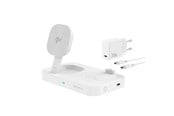 Mobil - Adaptere og ladere - 4smarts Trident wireless charging stand - Qi2 - + AC power adapter - 24 pin USB-C - 25 Watt - 540998