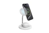 Mobil - Adaptere og ladere - SBS Qi2 2x1 Wireless Charging Station 15W White - TEWIR2IN1QI2