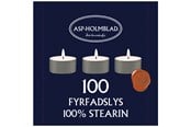 Dekorasjon - Asp-Holmblad Telyslys Stearin 6t. - 68744