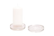 Dekorasjon - Asp-Holmblad Glasslysestake ”Bremmen” - 69893