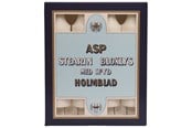 Dekorasjon - Asp-Holmblad Adventslys hvitt med spyd - 71018