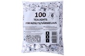 Dekorasjon - Asp-Holmblad Telys 6 timer. - 85034