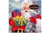Dekorasjon - Asp-Holmblad Servietter "Santa with gifts" - 97992
