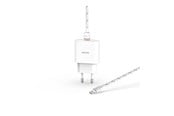 Mobil - Adaptere og ladere - Unisynk Lightning Charger Kit EU PD 20W 2m - White - 10388