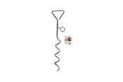Hund - Pawise - spiral stake 40cm - 888656751501