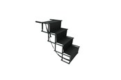 Hund - Nordic Paws - Folding Dog Stair - Black - 700024101246