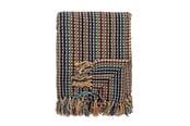 Dekorasjon - Bloomingville - Lazzario Plaid - Cotton - 160x130 cm - Blue - 82066430