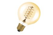 LED-lyspære - Osram LED-lyspære Vintage 1906 Globe80 600lm 7W/822 Gold Dimmable E27 - 4099854090820