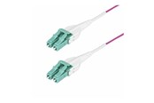 Nettverkskabel - StarTech.com 7m (23ft) LC/LC (UPC) OM4 Multimode Fiber Optic Cable OFNR - patch cable - 7 m - erika violet - Purpur - 7m - OM4RLCLC7M