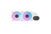 Prosessor-kjøler - Darkflash DH240D CPU Water Cooler - White - CPU Vannkjøling - Max 30 dBA - DH240D WHITE