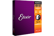 Musikkinstrumenter & DJ-utstyr  - Elixir Strings 16027 - Fosforbronse - Akustiske strenger - Nanoweb - Custom Light (11-52) - CEL 16027