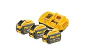 Batterier & Ladere - Dewalt DCB118X3-QW Cordless Tool Battery and Charger - DCB118X3-QW