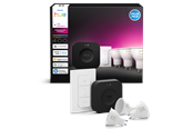 Smarthus - Philips Hue Startpakke: 3 GU10-lyspærer + Dimmer switch + Bridge Pro - 929003666513