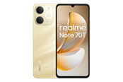 Mobiltelefoner - realme Note 70T 64GB/4GB - Beach Gold - 631011006473