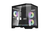 Kabinett - Darkflash FT350 Computer Case with 5 ARGB Fans - Black - Kabinett - Svart - FT350 Black