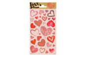 Hobbyartikler - Totum - Sticker sheet Twinkle - Hearts - 100621