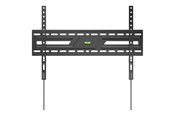 Veggmontering, AV-braketter & AV-møbler - Deltaco mounting kit - fixed - for flat panel - heavy duty - black - Max 75 kg - recommended for 86" - ARM-1151-B