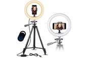 Gadget - Pro Ring Light Stativ 10"- 52-167 cm - Bluetooth Fjernkontroll - 3000-6500K - 6582