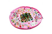 Gadget - Pro Leketeppe & oppbevaringspose for Lego og leker – Rosa - P103