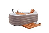 Gadget - Pro Airtub – Oppblåsbar badekar for voksne – Space Grey - 5713895043582