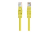 Nettverkskabel - Lanberg patch cable - 25 cm - yellow RAL 1016 - Gul - 0.25m - PCU6-20CC-0025-Y
