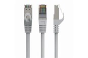 Nettverkskabel - Gembird Cablexpert patch cable - 25 m - grey - Grå - 25m - PP6A-LSZHCU-25M