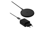 Mobil - Adaptere og ladere - Belkin BoostCharge wireless charging pad - + AC power adapter - 15 Watt - WIA012KQBK