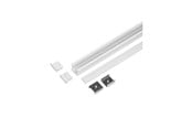 Smarthus - Light Solutions Aluminiumsprofil - Model L (Indbyg) - 20mm LED strip - Hvid - 5714255011180