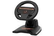 Spill - Tilbehør - Subsonic Pro Kart Racer - Black - Wireless Wheel - Nintendo Switch 2 - SA5727-1