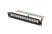 Rackskap - Lanberg - patch panel (blank) - 12 port FTP - 1U - PPKS-9212-B