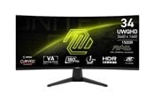 Skjerm - 34" MSI MAG 346CQ - 3440x1440 (UWQHD) - 180Hz - VA - MAG 346CQ