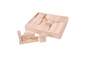 Byggesett - Bigjigs Large Wooden Building Blocks Set - BJ959