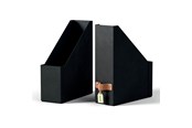 Arkivering & Oppbevaring - Leitz  Puro Tidsskriftsamler, 100 % resirkulert kartong, pakke med 2, sort - 24710095
