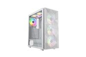 Kabinett - DUTZO C331 PWM ARGB - Kabinett - Miditower - Hvit - C331PWMARGB-W