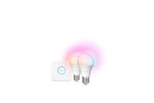 Smarthus - Philips Hue Essential startpakke: 2 E27-smartpærer + Bridge - 929004235409