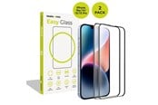 Mobil - Beskyttelsesglass - Mobile Origin EasyGlass iPhone 17e/16e/14/13/13 Pro - 2 pack - FRL-EG-i14-2pk