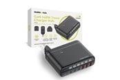 Mobil - Adaptere og ladere - Mobile Origin GaN 140W Travel Charger Hub PW12 EU/UK/US - 3x USB-C + 3x USB-A - MO-CH140-PW12