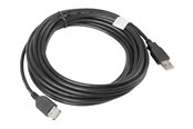 USB - Lanberg - USB extension cable - USB to USB - 5 m - CA-USBE-10CC-0050-BK