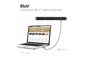 Dokkingstasjon - Club 3D 8-in-1 - docking station - USB-C - HDMI DP - 1GbE - CSV-2540