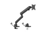 Skjermholder - DUTZO Skjermholder for 1 skjerm (17"-40") - Pro+ utgave 1 x USB A & 1 x USB C (Grå / Svart) - MMAPROUP-1B