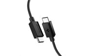 USB - Spigen Essential USB C to USB C 60W Cable - black EB6010CC - ACA08718
