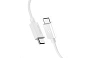 USB - Spigen Essential USB C to USB C 60W Cable - white EB6010CC - ACA08717