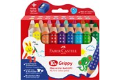 Skrive- & Tegneverktøy - Faber-Castell Colour pencil Grippy set 16 w. sharpener - 110645