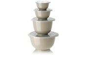 Kjøkkentilbehør - Rosti - Margrethe Bowls - Set of 4 + Lids (Hummus) - 29970