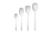 Kjøkkenredskaper - Rosti - Classic kitchen spoons Set of 4 - White - 30118