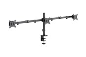 Skjermholder - Deltaco mounting kit - adjustable arms - for 3 LCD displays - rotate tilt swivel up to 7 kg - black - ARM-0301-B