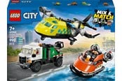 LEGO® - LEGO City 60505 Fly-, servicebil- og luftputebåt-remix - 60505