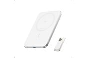 Nødlader - Anker MagGo Power Bank 5K Slim - White Nødlader - Hvit - 5000 mAh - A1665H21